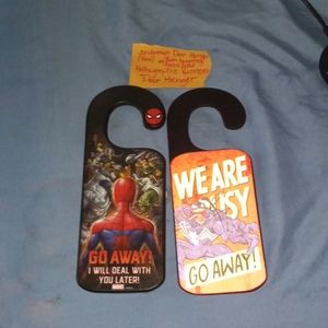 Marvel door hangers